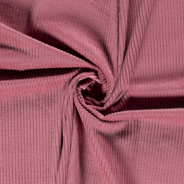 Material bumbac velur reiat/corduroy roz vechi