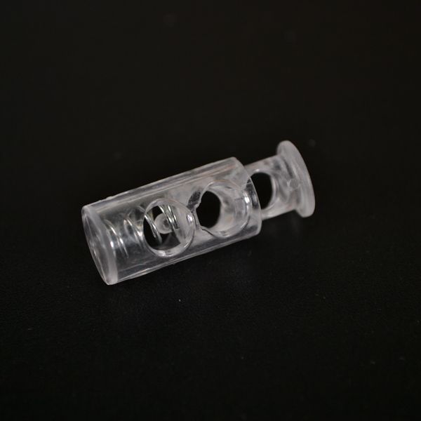 Opritor șnur din plastic 5 mm transparent - pachet de 10 buc