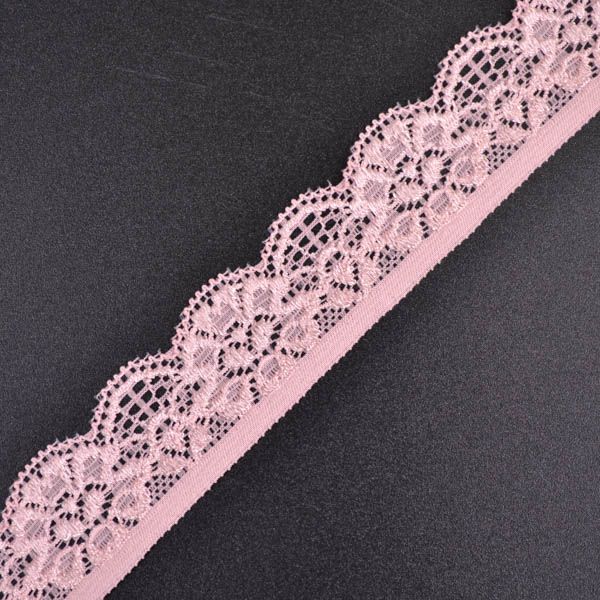 Tiv elastic pentru lenjerie intimă culoare roz 2,5 cm