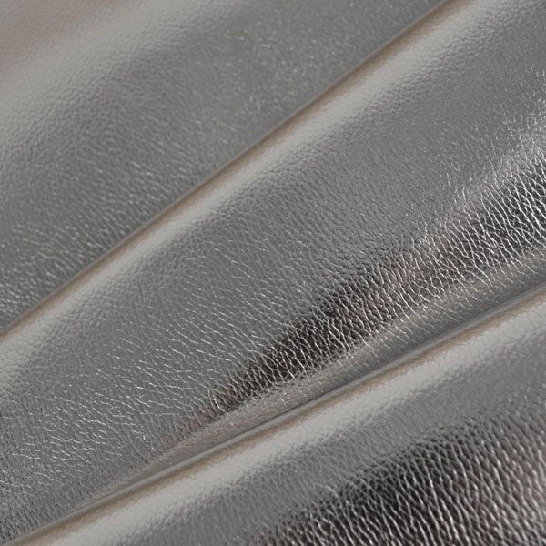 Piele ecologică autoadezivă argintie 50x145 cm