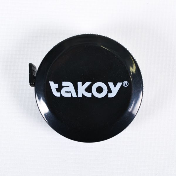Metru pentru croitor retractabil din plastic negru - Takoy