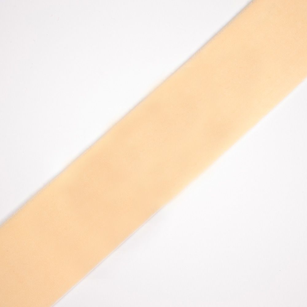 Bandă elastică din catifea de 4 cm ecru