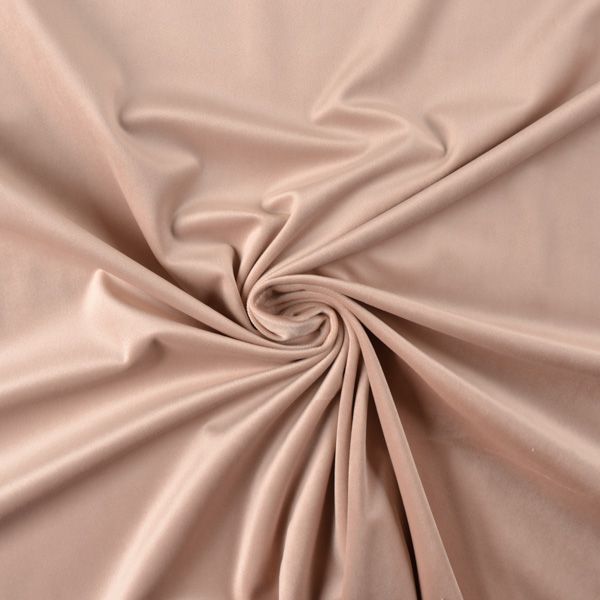 Țesătură de catifea/velvet ELIZA roz pudră