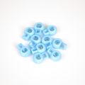 Opritor șnur rotund din plastic 9 mm albastru deschis - pachet 10 buc.