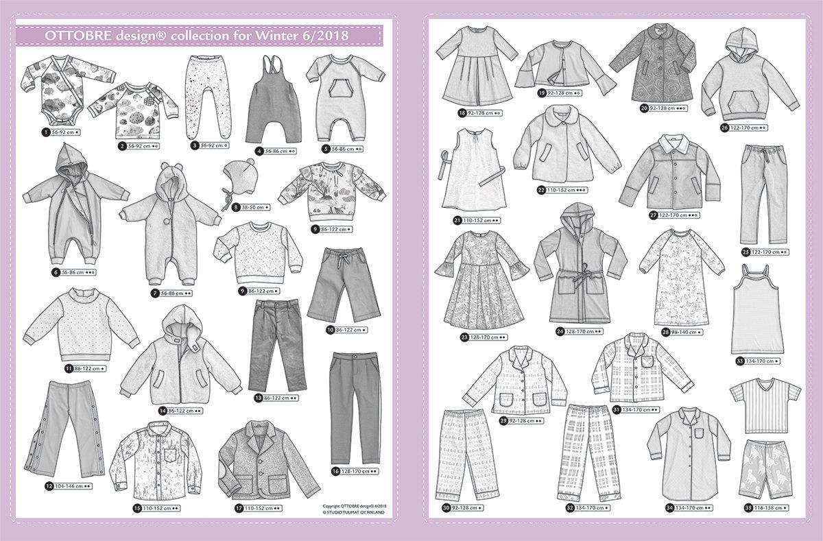 Revistă Ottobre design kids 6/2018 eng