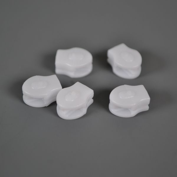 Cursor pentru fermoar spiralat  #3 mm alb