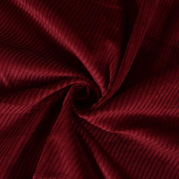 Material bumbac velur reiat/corduroy Taya bordo
