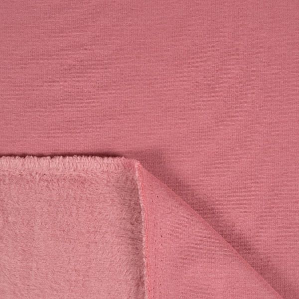 Țesătură tricot alpen fleece/warmkeeper culoare roz