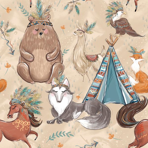 Țesătură pentru costume de baie, ​îmbrăcăminte fitness indiana boy light brown