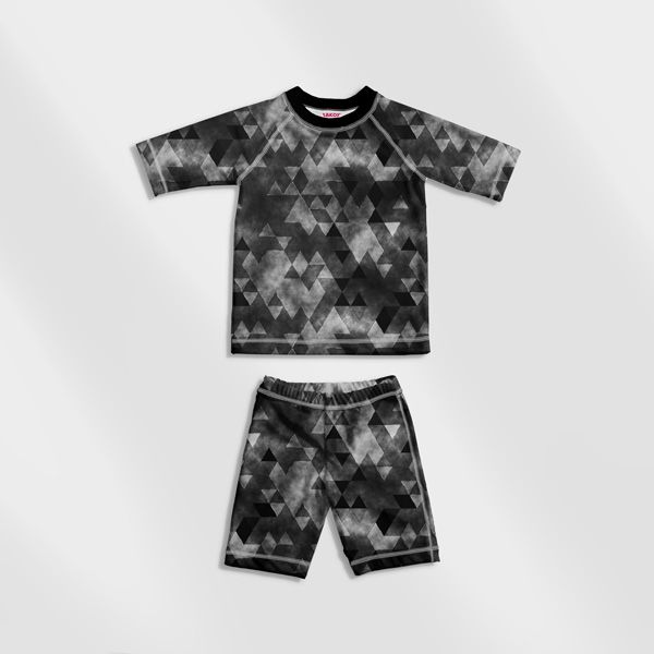 Țesătură pentru costume de baie, îmbrăcăminte fitness triunghi negru