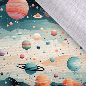 Țesătură softshell de primăvară premium univers colorat