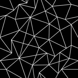 Jerse funcțional pentru tricou model geometric Nola negru