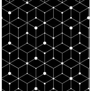 Jerse funcțional pentru tricou model geometric Molec pe negru