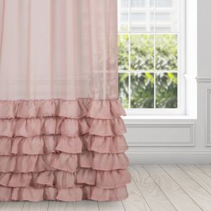 Perdea gata făcută DOLLY DIVA LINE cu voloane de 140 x 250 cm