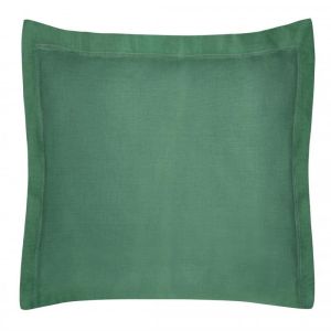 Față de pernă din bumbac NOVA COLOUR cu luciu satinat și tiv decorativ