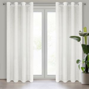 Perdea REBECCA cu structură fină de ploaie, model orizontal 140 x 250 cm