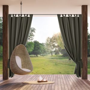 Draperie GARDEN pentru grădină și terasă din țesătură impermeabilă cu bucle și fermoar velcro/scai 155 x 200 cm