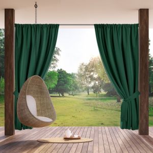 Draperie GARDEN pentru grădină și terasă din material impermeabil fixat pe tunel 155 x 200 cm
