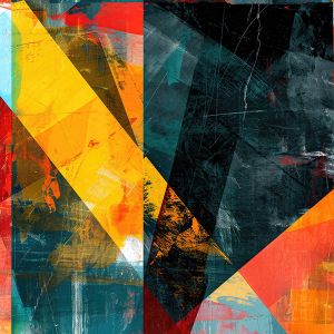 Resturi - Jerse Milano 150cm abstract pictat