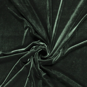 Categoria a II-a - Țesătură elastică din catifea premium verde inchis