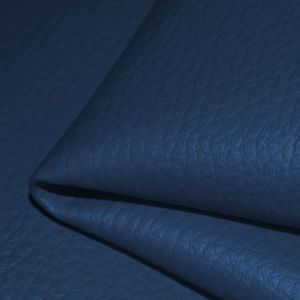 Material din piele ecologică (Piele artificială) culoare albastru închis ES17