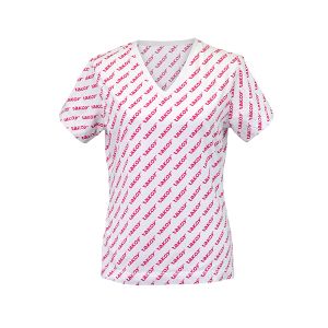 Tipar de croitorie PDF tricou de damă cu decolteu în V