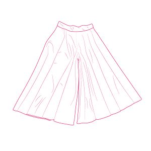 Tipar de croitorie PDF fustă pantaloni de damă Matilda
