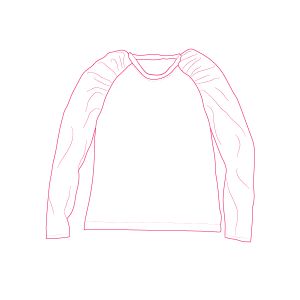 Tipar de croitorie PDF tricou damă cu mâneci raglan bufante