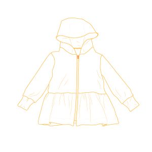 Tipar de croitorie PDF mini-rochie pentru copii Daria