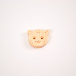 Nasturi din lemn Handmade pisică - pachet 10buc.