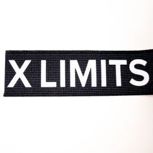 Bandă elastică - LIMITS X OFF- negru de 40 mm
