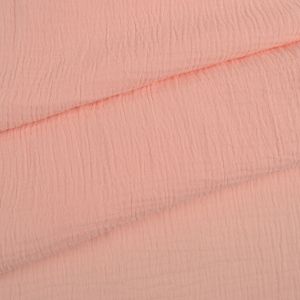 Țesătură muselină/pânză topită Bella roz deschis