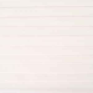 Șifon plisat neted/silky culoare albă