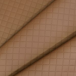 Material din piele ecologică matlasată (Piele artificială) EKOSOFT KARO EK culoare maro