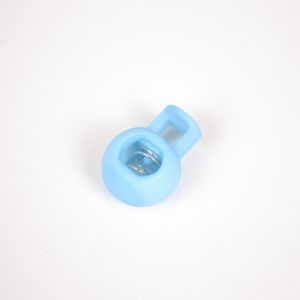 Opritor șnur rotund din plastic 9 mm albastru deschis - pachet 10 buc.