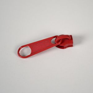 Cursor metalic TKY la fermoar cu trăgător #3 mm roșu