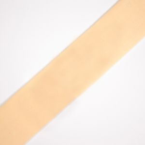 Bandă elastică din catifea de 4 cm ecru