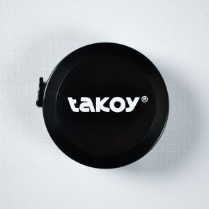 Metru pentru croitor retractabil din plastic negru - Takoy