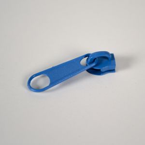 Cursor metalic TKY la fermoar cu trăgător #3 mm albastru