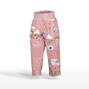 Panou cu croială pentru pantaloni softshell nature/natură roz vechi mărimea 104