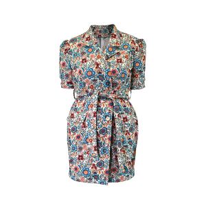 Tipar de croitorie PDF rochie-sacou de damă cu mânecă bufantă Alena